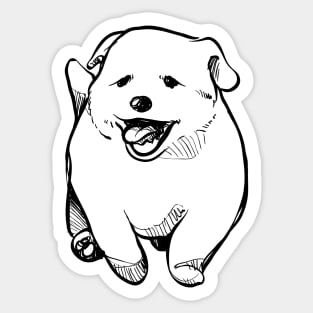 Puppy Dog - Cute Puppy Hand Drawn Sticker